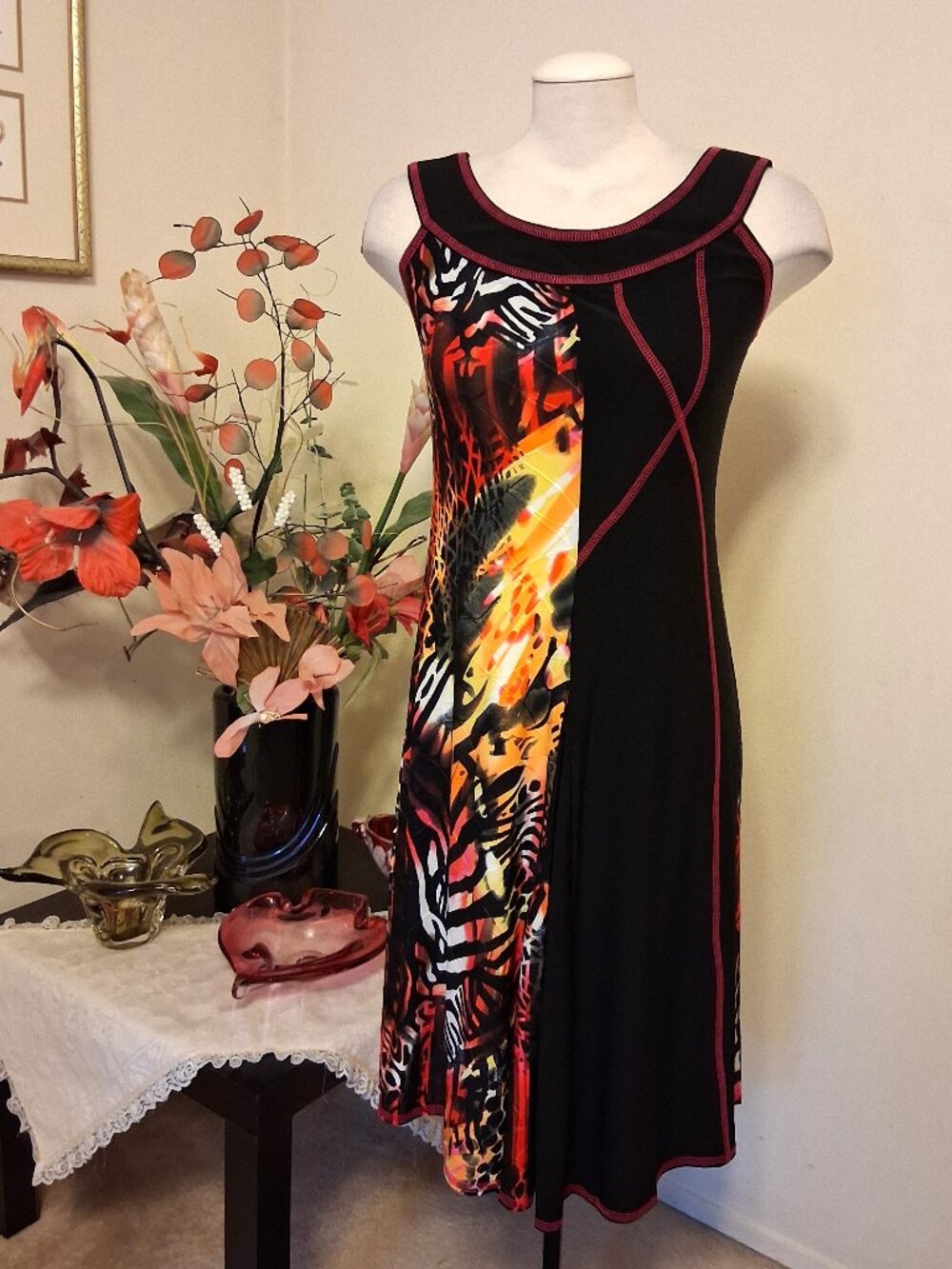 NWOT Oh la la! each Vacation Midi Dresses Cocktail Evening Party Wedding Guest 6